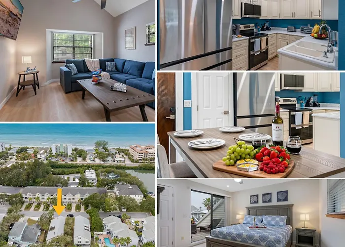 Gorgeous Townhouse One Block Away To Best Beaches!