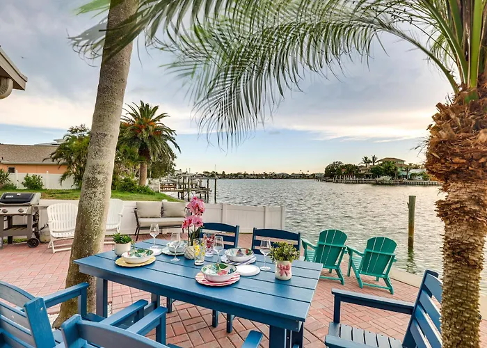 Ocean View, Pool & Boat Dock: Indian Rocks Retreat