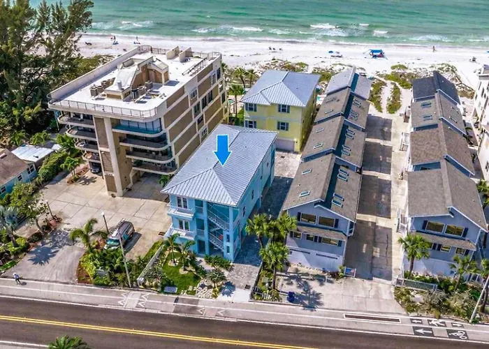 4B Balcony Beachfront Access To Indian Rocks Beach