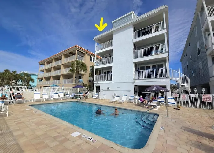Sea Isles Unit P Beach Front Private Elevator