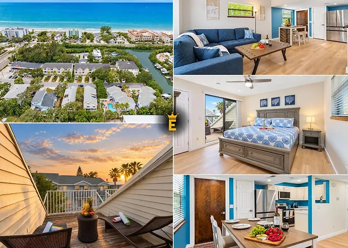Gorgeous Townhouse One Block Away To Best Beaches!