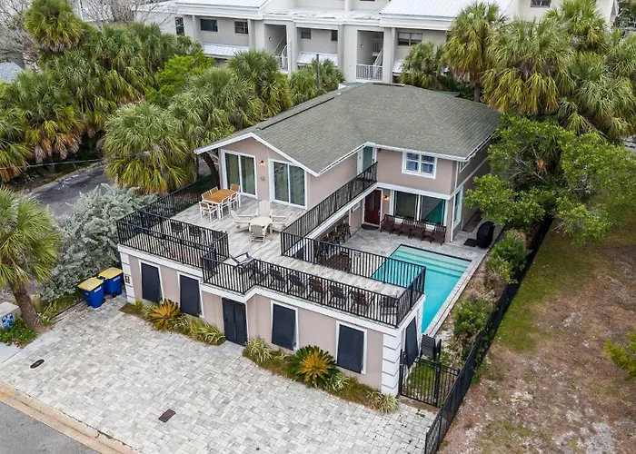 ☀️ Forever Sunshine | Beach Estate • Heated Pool • Outdoor Bar • Terrace ➠ 26 Heilwood